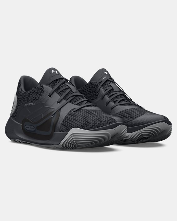 Adult UA Spawn 2 Basketball Shoes, Black, pdpMainDesktop image number 3